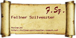 Fellner Szilveszter névjegykártya